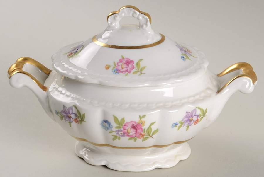 Victorian Sugar Bowl & Lid by Royal Jackson-1
