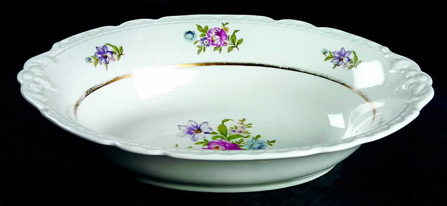 Victorian 10" Oval Vegetable Bowl by Royal Jackson-1