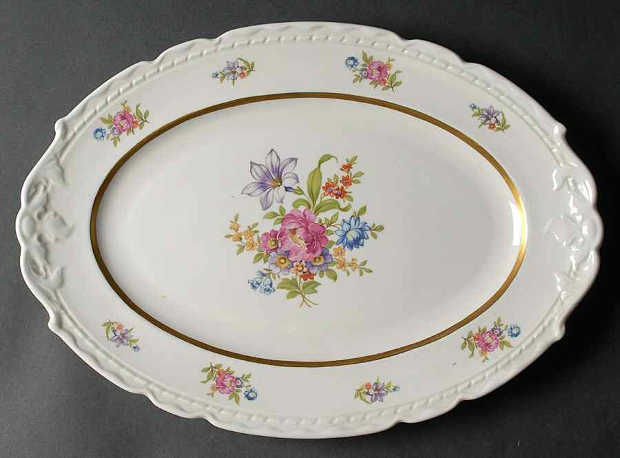 Victorian 15" Oval Serving Platter by Royal Jackson-1