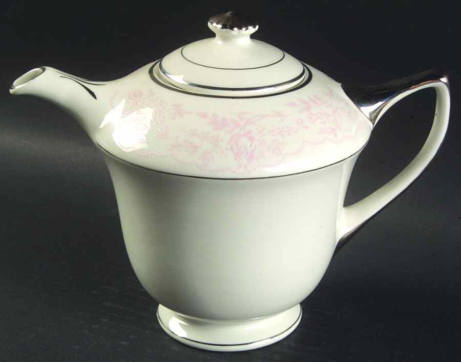 Wedding Lace Teapot & Lid by Royal Jackson-1