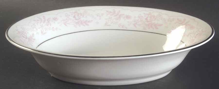 Wedding Lace 10" Oval Vegetable Bowl by Royal Jackson-1