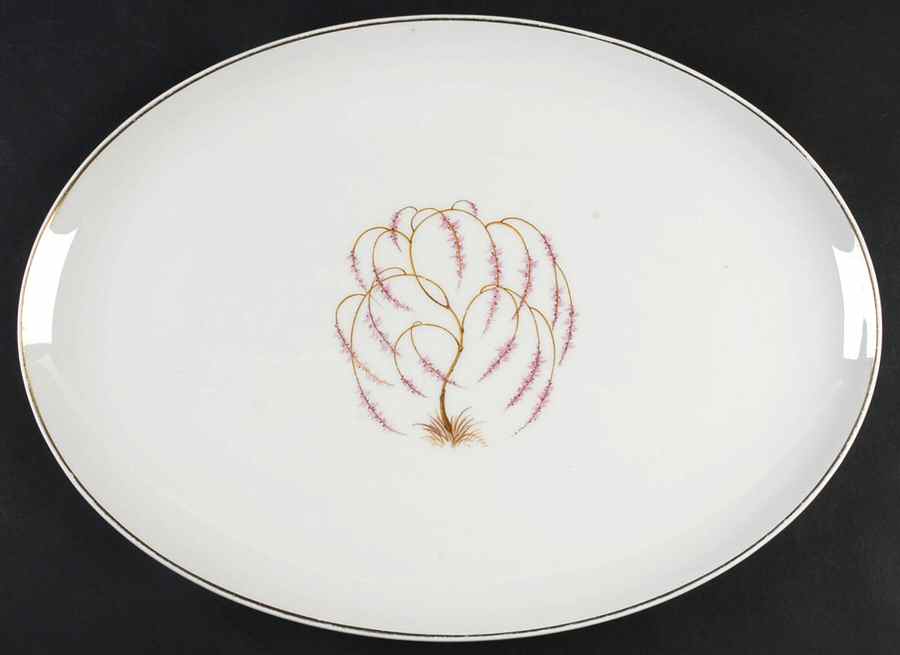 Willow Wind 15" Oval Serving Platter by Royal Jackson-1