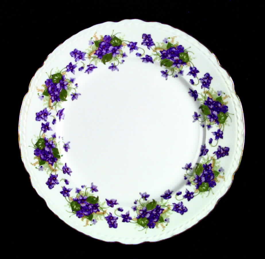 Woodland Violets Dinner Plate by Royal Jackson-1
