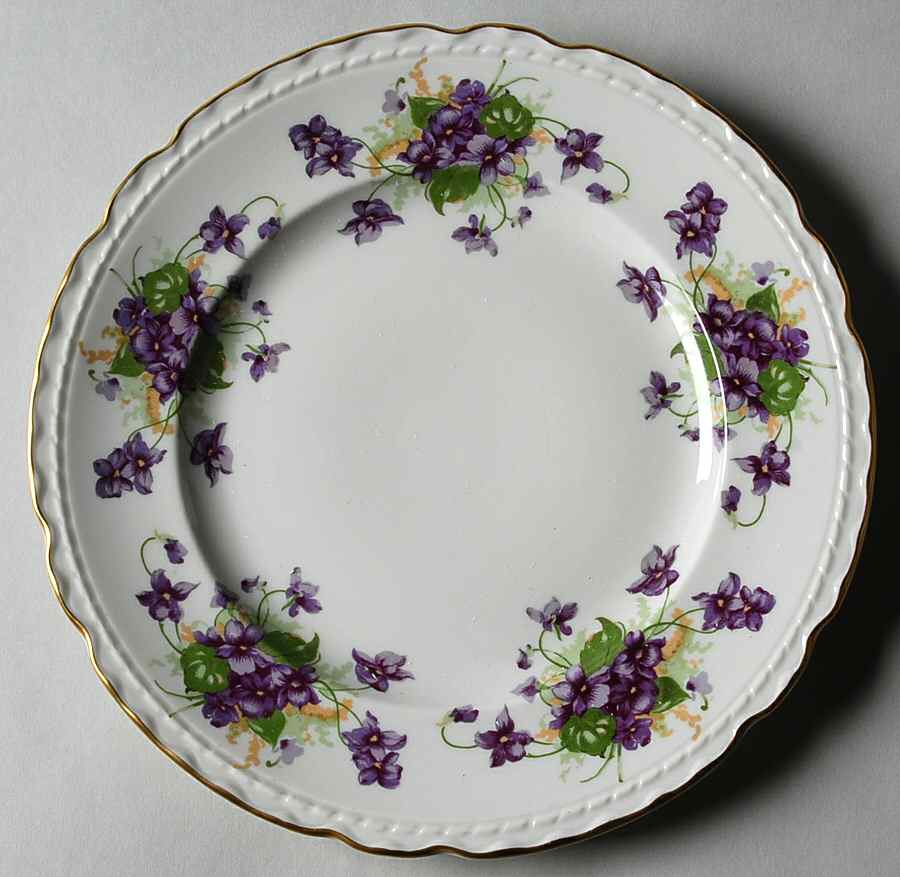 Woodland Violets Salad Plate by Royal Jackson-1