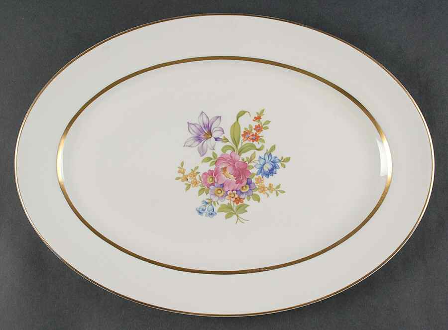 Yolanda 15" Oval Serving Platter by Royal Jackson-1