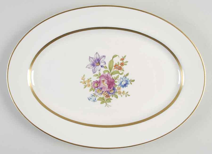 Yolanda 13" Oval Serving Platter by Royal Jackson-1