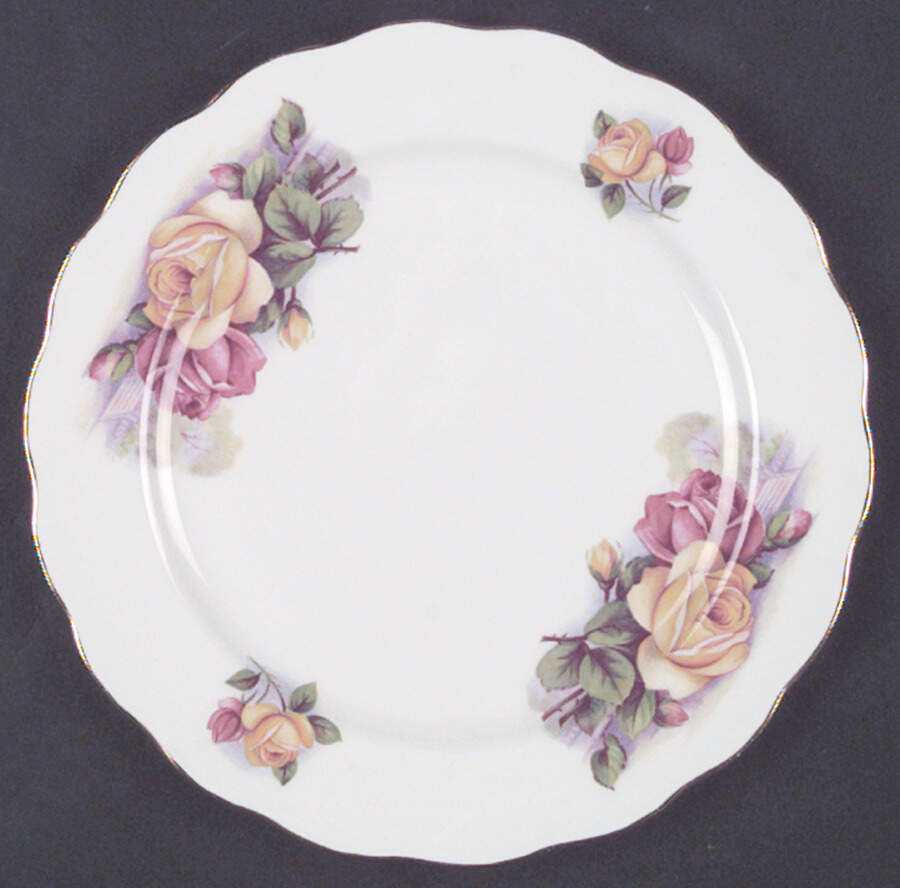 Flower Series Salad Plate by Royal Kent (England)-1