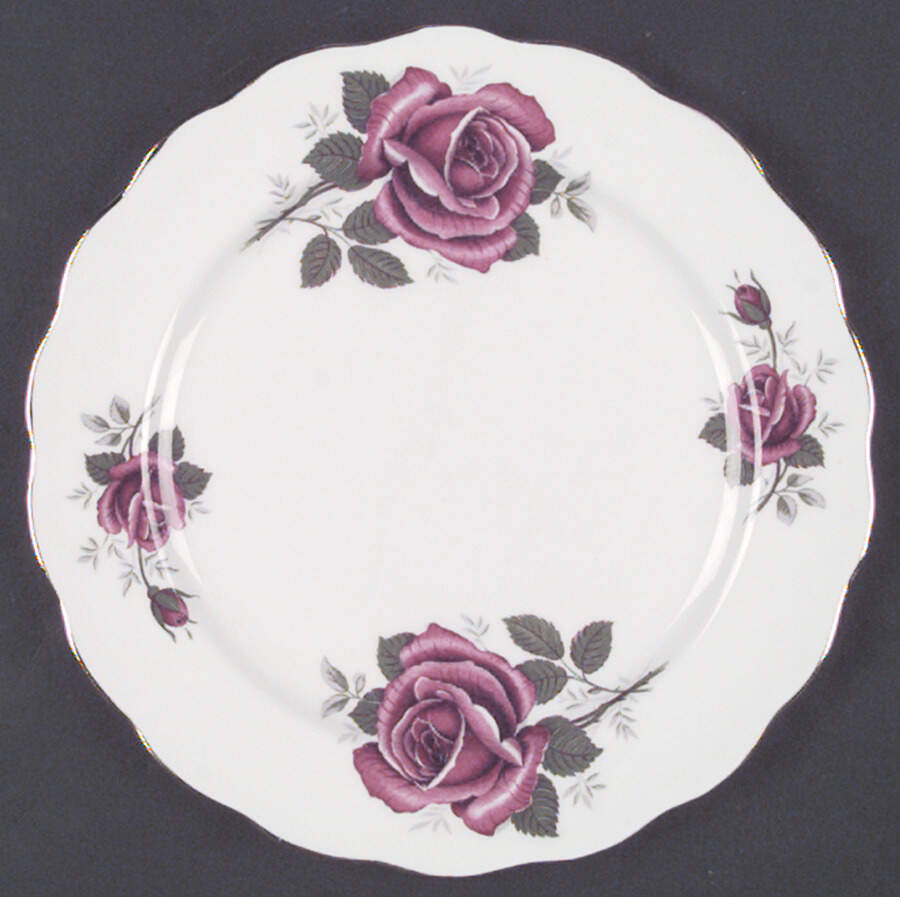 Flower Series Salad Plate by Royal Kent (England)-1