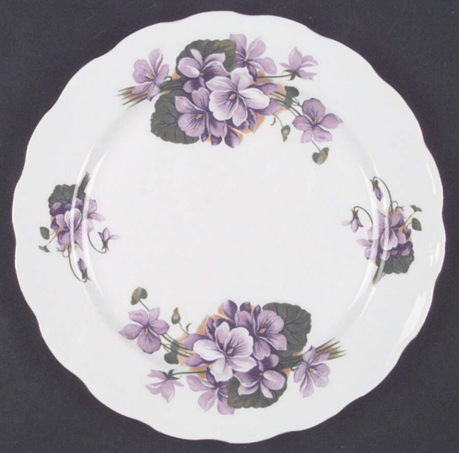 Flower Series Salad Plate by Royal Kent (England)-1
