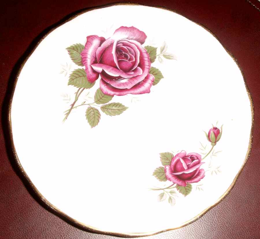 Flower Series Saucer for Footed Cup by Royal Kent (England)-1