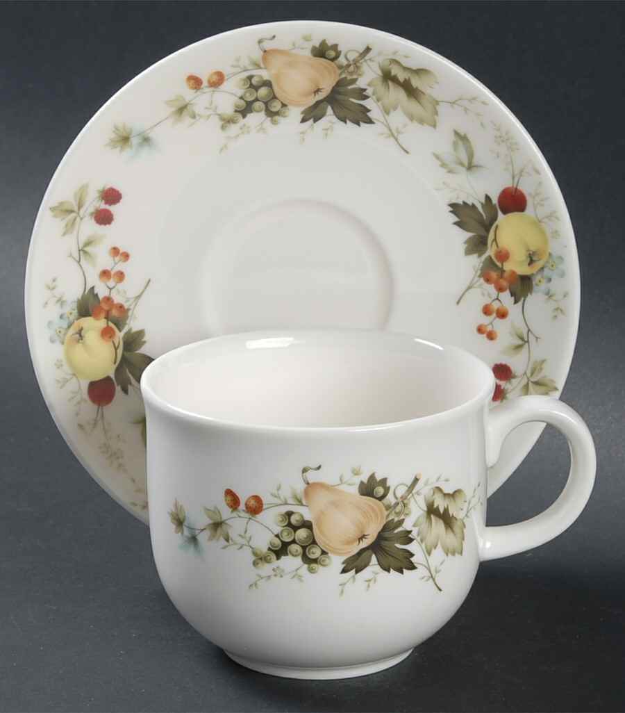 ROK8 Flat Cup & Saucer Set by Royal Kent (England)-1