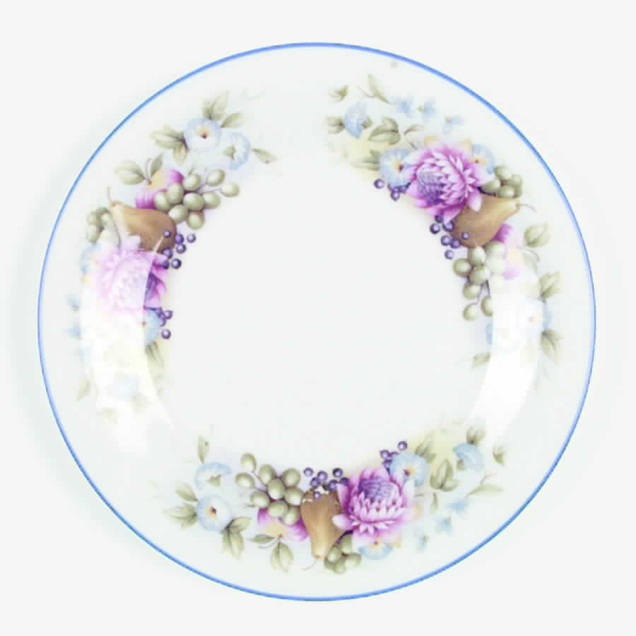 Summer Garland Bread & Butter Plate by Royal Kent (England)-1