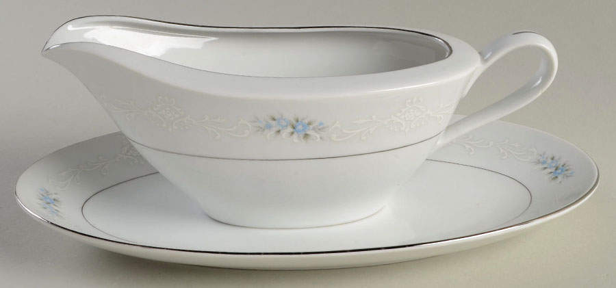 Alice Gravy Boat & Underplate/Relish by Royal M-Mita-1