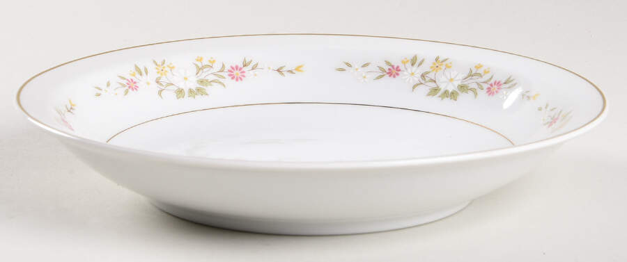 Bouquet Rim Soup Bowl by Royal M-Mita-1