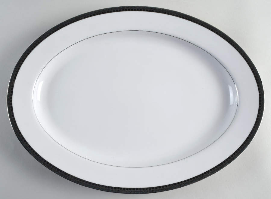 Canterbury 16" Oval Serving Platter by Royal M-Mita-1