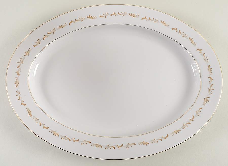 Chantilly 16" Oval Serving Platter by Royal M-Mita-1