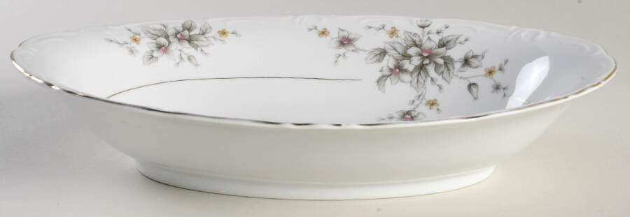 Charlotte 10" Oval Vegetable Bowl by Royal M-Mita-1