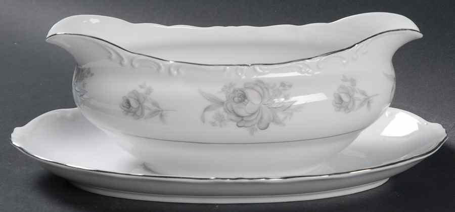 Concord Gravy Boat with Attached Underplate by Royal M-Mita-1