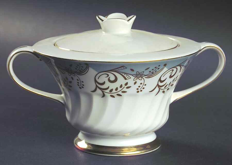 Dauphine Sugar Bowl & Lid by Royal M-Mita-1