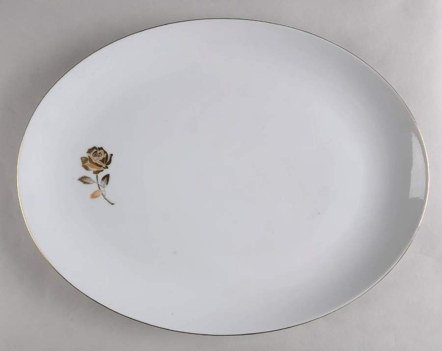 Dayna 16" Oval Serving Platter by Royal M-Mita-1