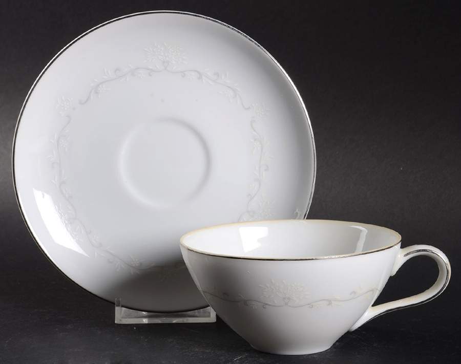 Elizabeth Flat Cup & Saucer Set by Royal M-Mita-1