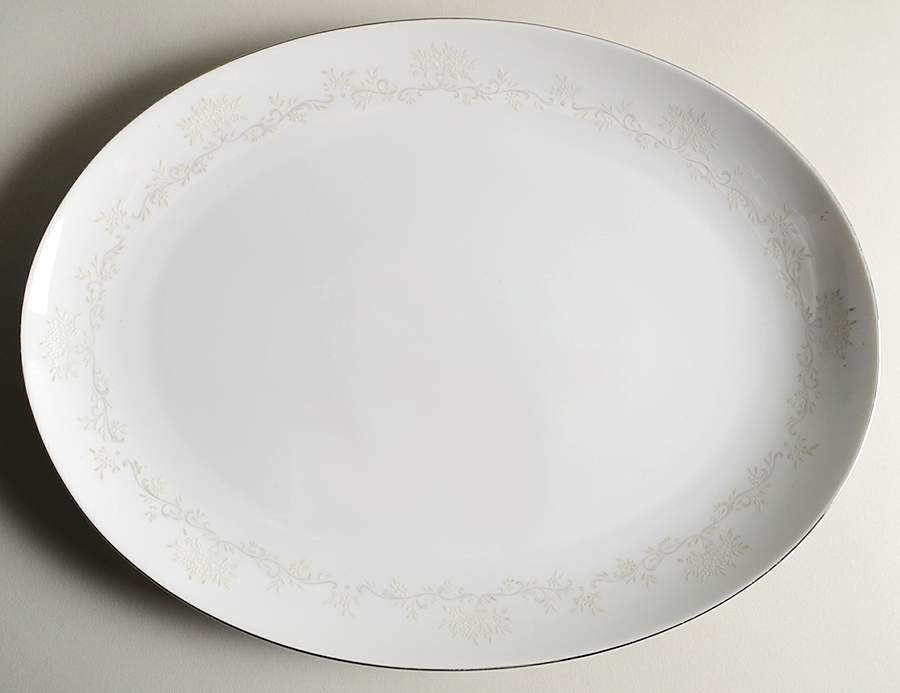 Elizabeth 14" Oval Serving Platter by Royal M-Mita-1