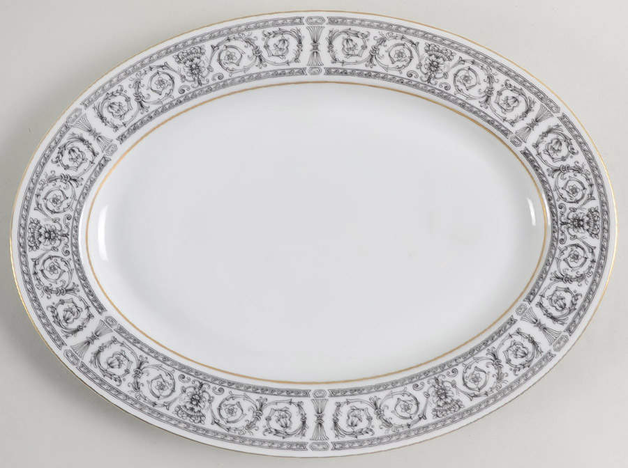 Empire 12" Oval Serving Platter by Royal M-Mita-1