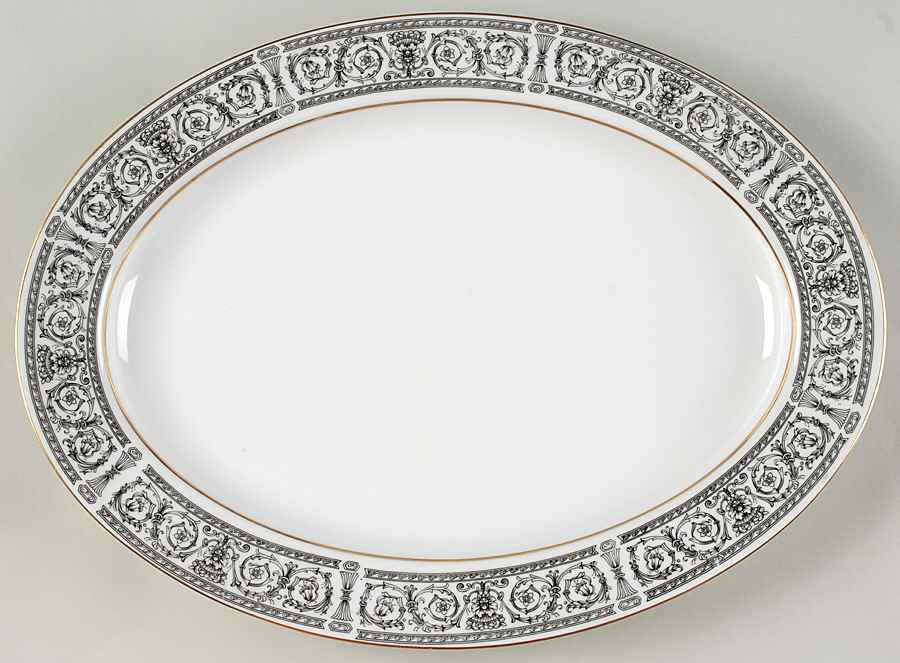 Empire 16" Oval Serving Platter by Royal M-Mita-1