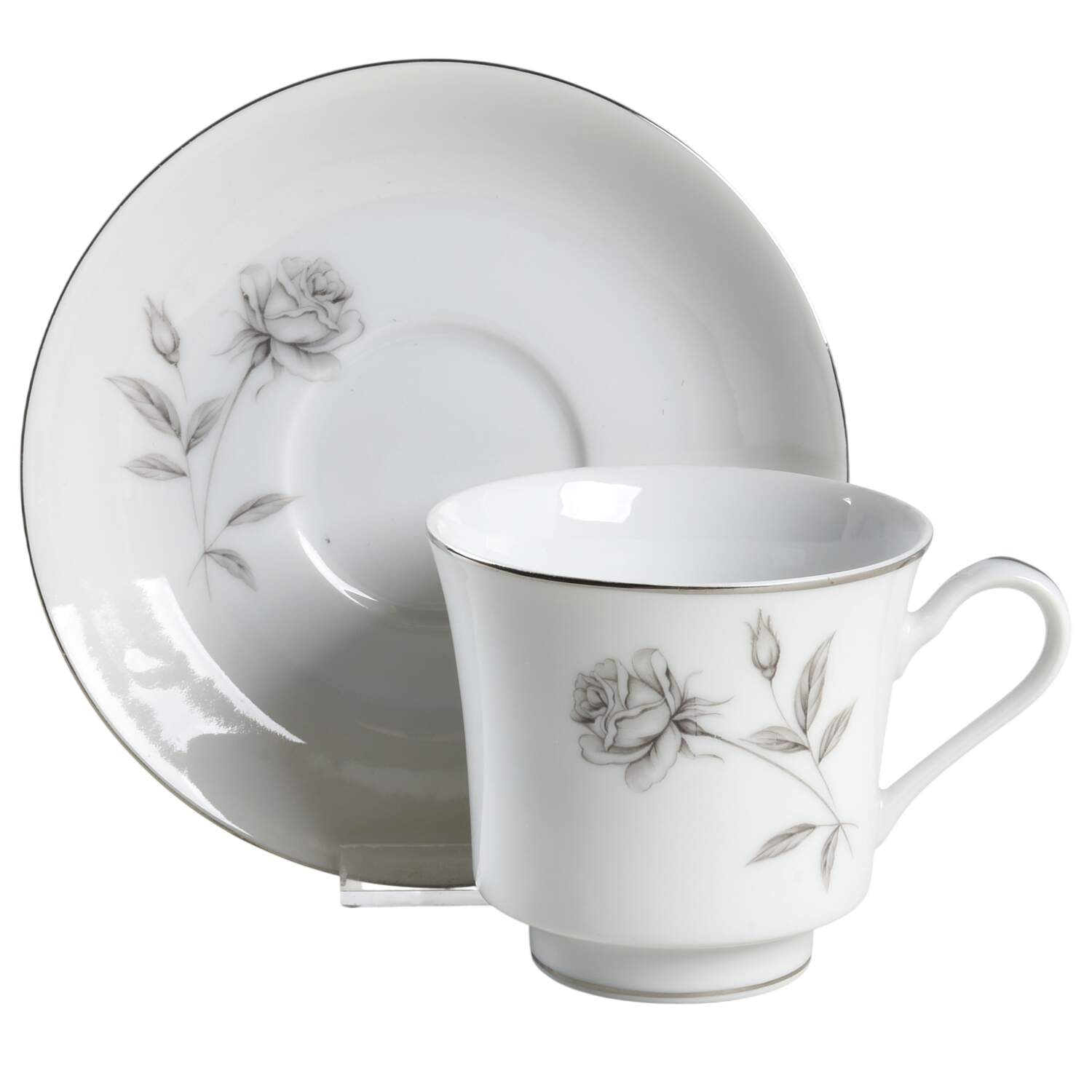 Evensong Footed Cup & Saucer Set by Royal M-Mita-1