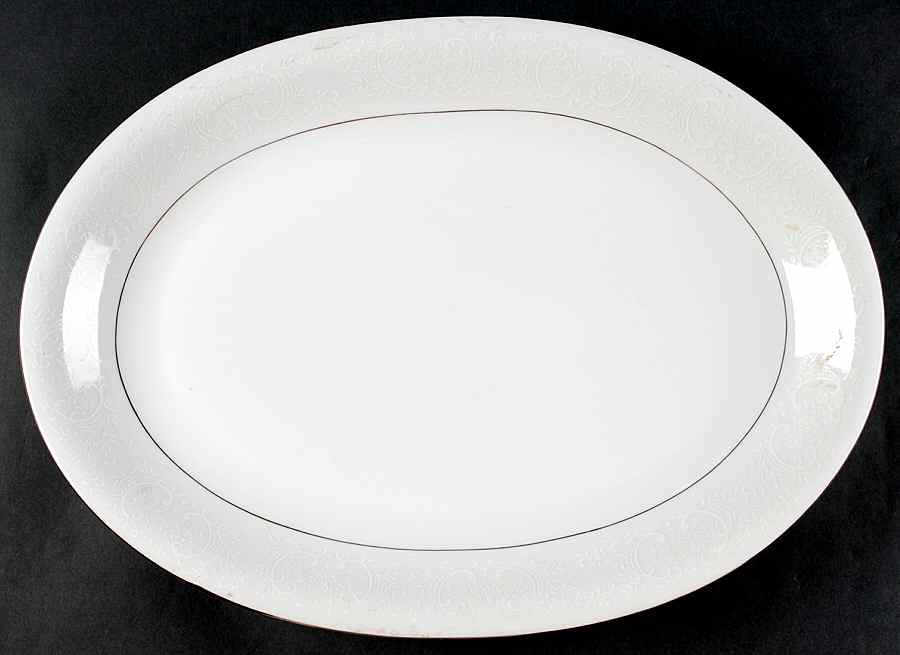Fairfield 16" Oval Serving Platter by Royal M-Mita-1