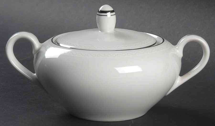 Filgree Sugar Bowl & Lid by Royal M-Mita-1