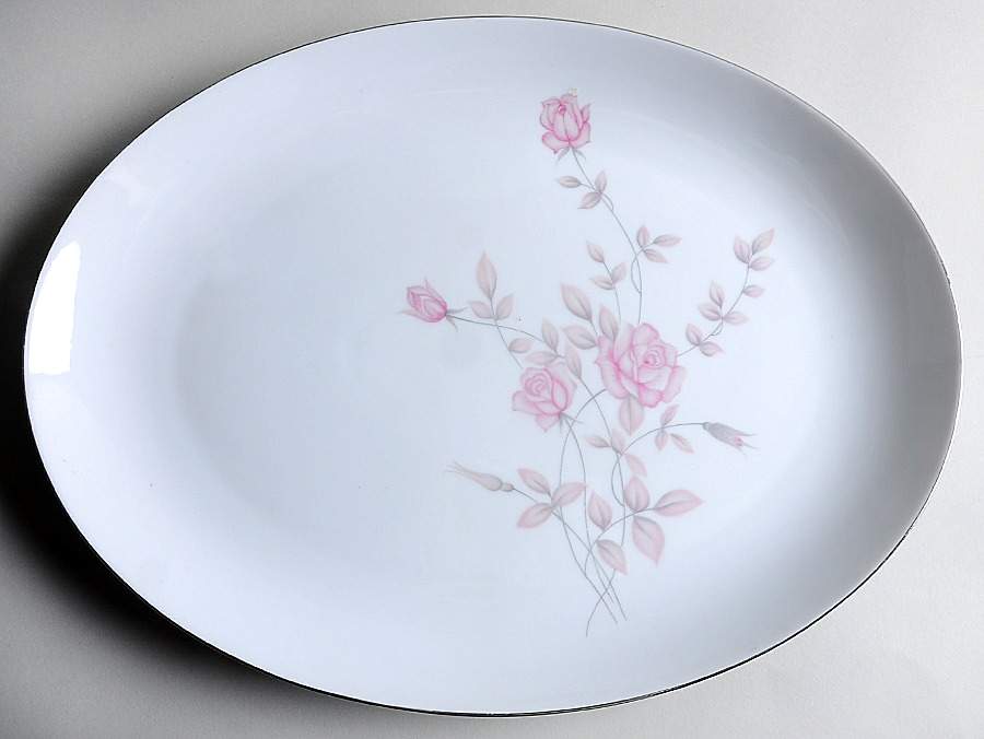 Fragrance 16" Oval Serving Platter by Royal M-Mita-1