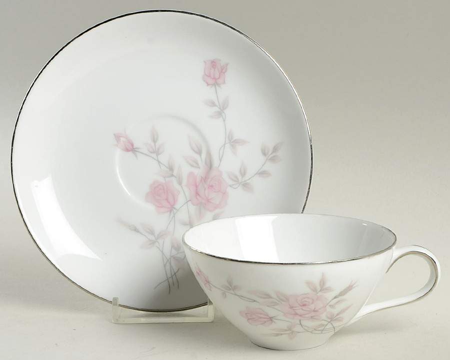 Fragrance Flat Cup & Saucer Set by Royal M-Mita-1