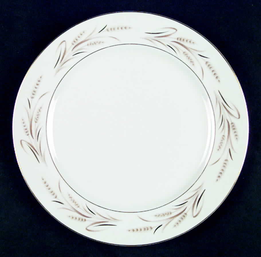 Gold Wheat Dinner Plate by Royal M-Mita-1