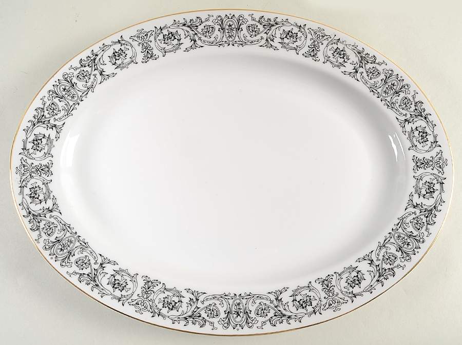 Granada 16" Oval Serving Platter by Royal M-Mita-1
