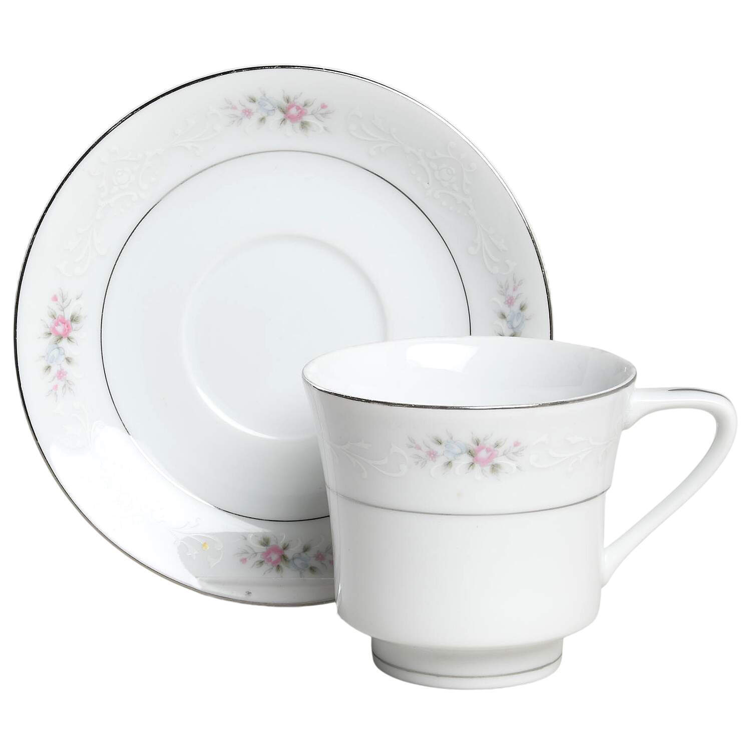 Joanne Footed Cup & Saucer Set by Royal M-Mita-1