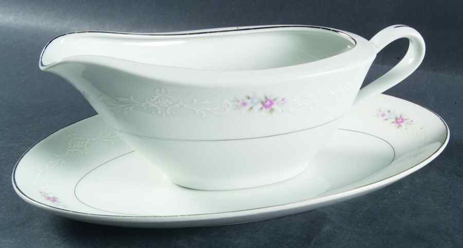 Joanne Gravy Boat & Underplate/Relish by Royal M-Mita-1