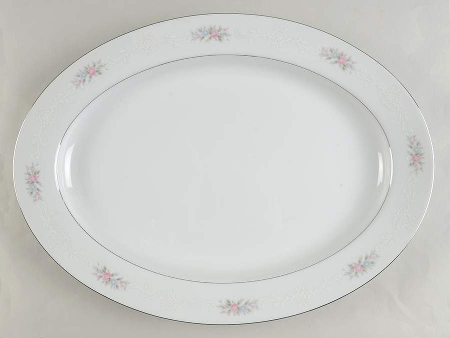 Joanne 16" Oval Serving Platter by Royal M-Mita-1