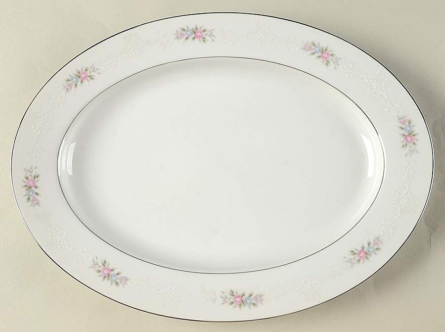 Joanne 12" Oval Serving Platter by Royal M-Mita-1