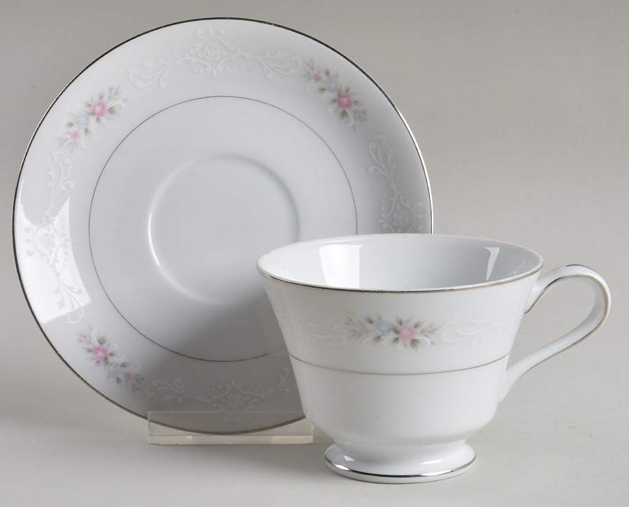 Joanne Footed Cup & Saucer Set by Royal M-Mita-1