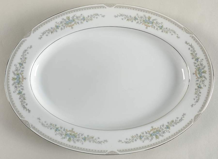 Joyce 12" Oval Serving Platter by Royal M-Mita-1