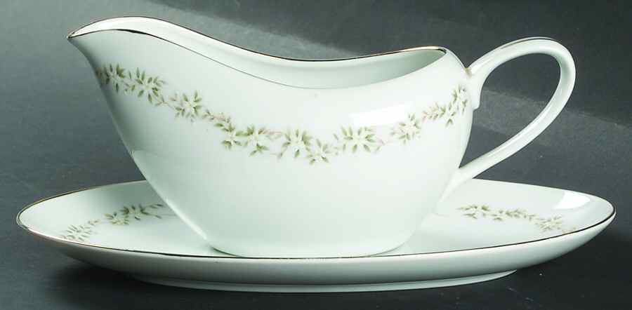 Lori Gravy Boat & Underplate/Relish by Royal M-Mita-1