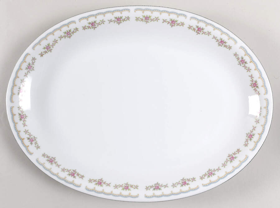 Margaret Anne 16" Oval Serving Platter by Royal M-Mita-1