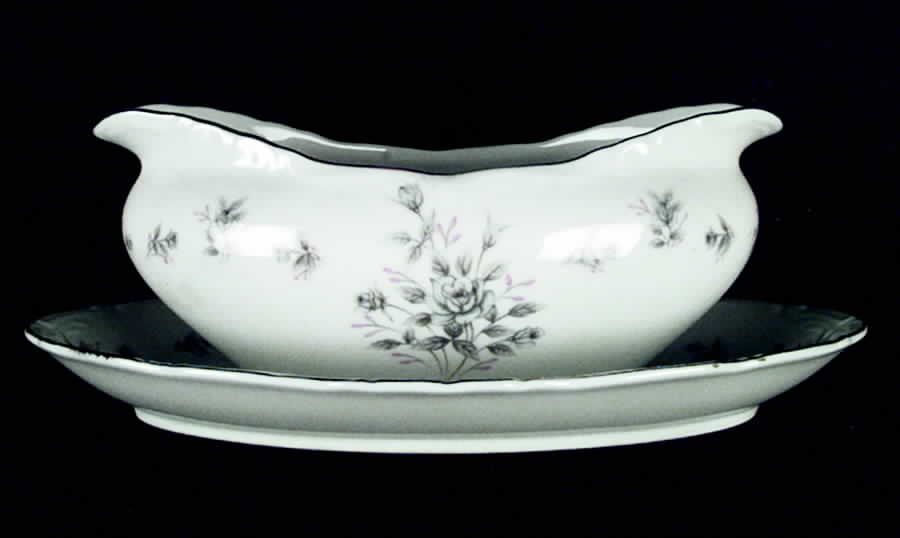 Maria Gravy Boat with Attached Underplate by Royal M-Mita-1