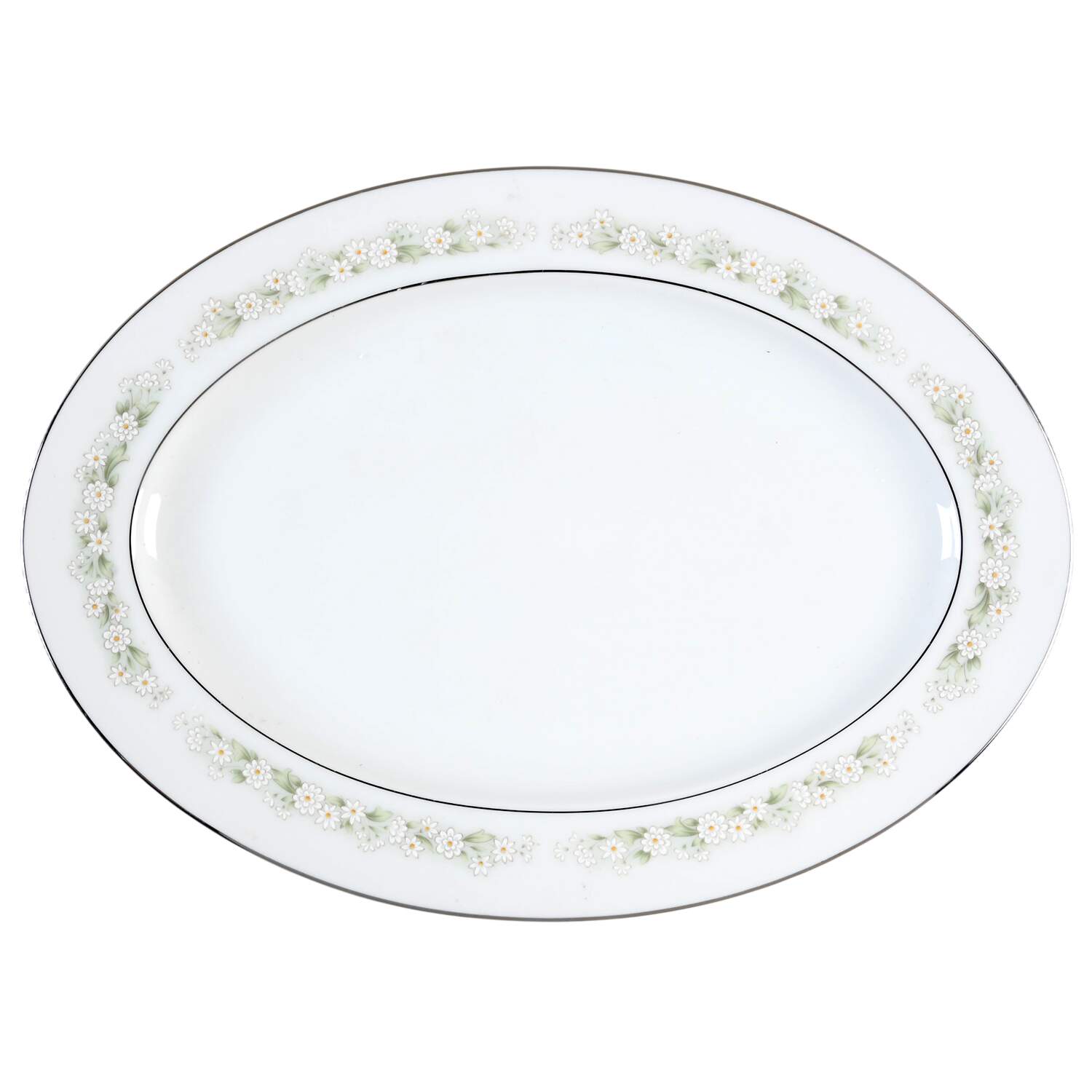 Marguerite 12" Oval Serving Platter by Royal M-Mita-1