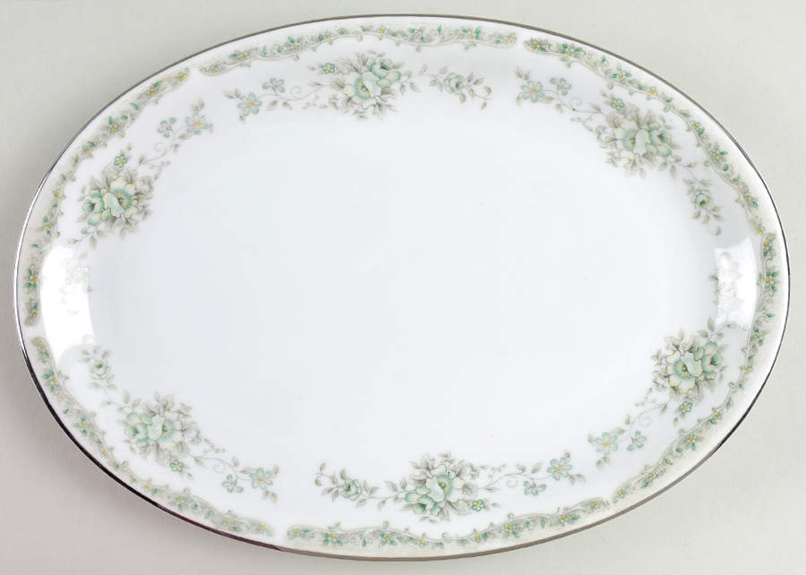 Nancy 12" Oval Serving Platter by Royal M-Mita-1