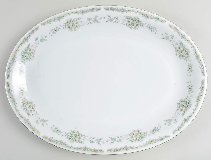 Nancy 16" Oval Serving Platter by Royal M-Mita-1