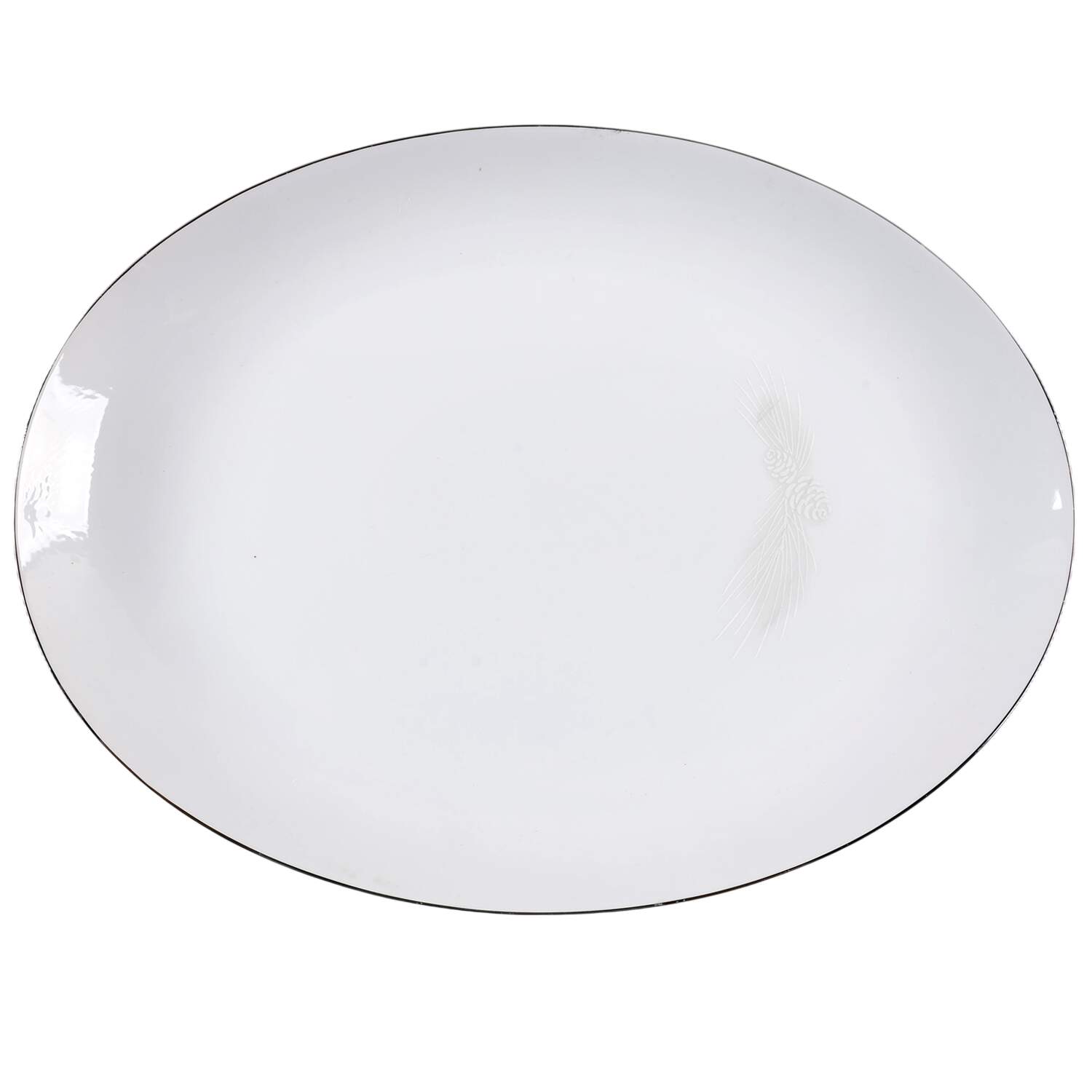 Pine 16" Oval Serving Platter by Royal M-Mita-1