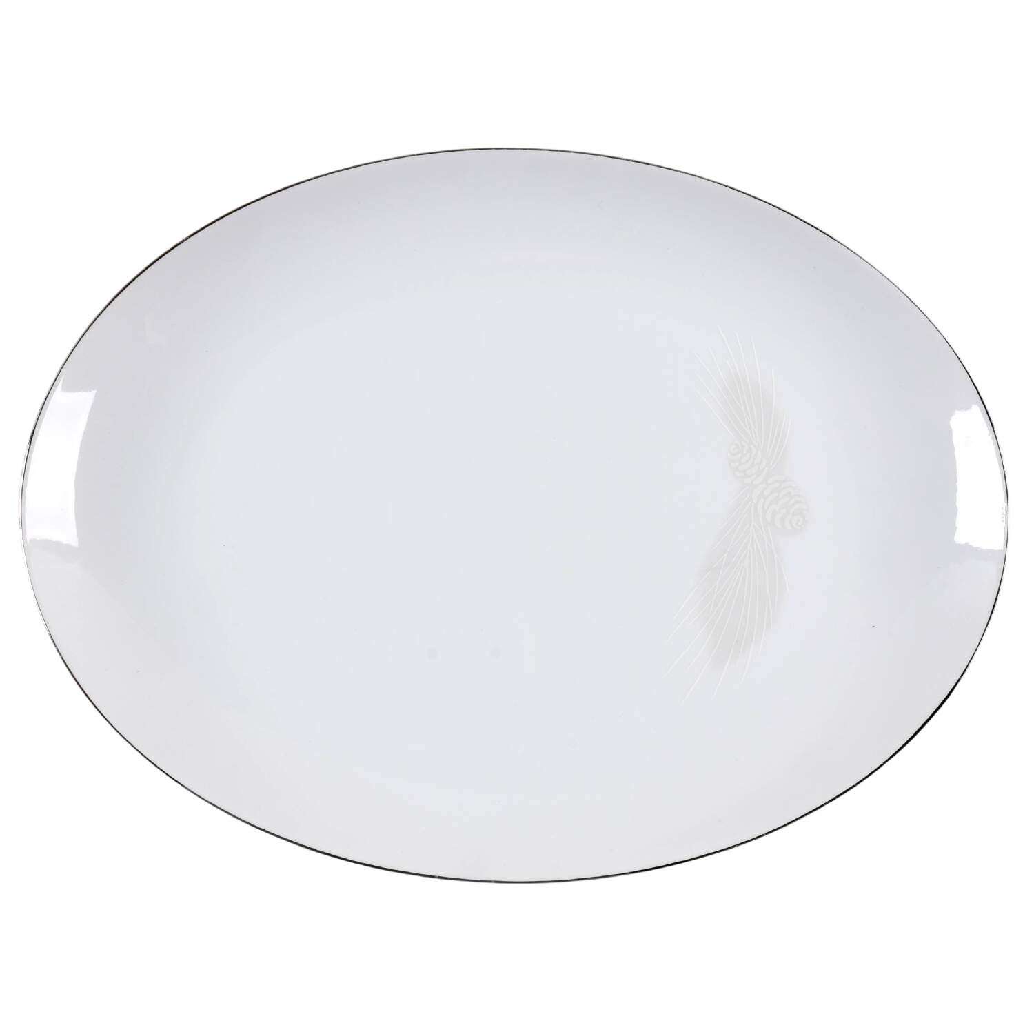 Pine 12" Oval Serving Platter by Royal M-Mita-1