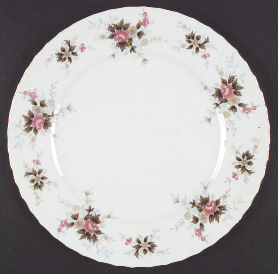 Romance (Floral Rim) Dinner Plate by Royal M-Mita-1